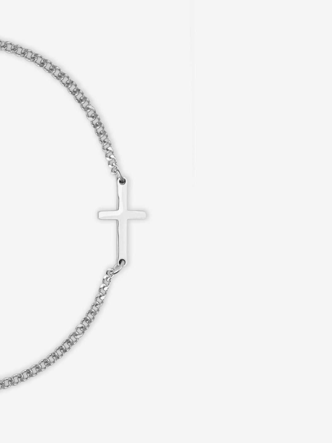 Pulsera Cruz (Bañado oro 18K).