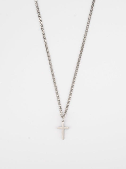Cadena Cruz ( Bañada oro 18K )