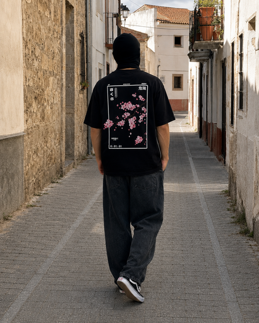 Camiseta Japonesa Florecer Espiritual
