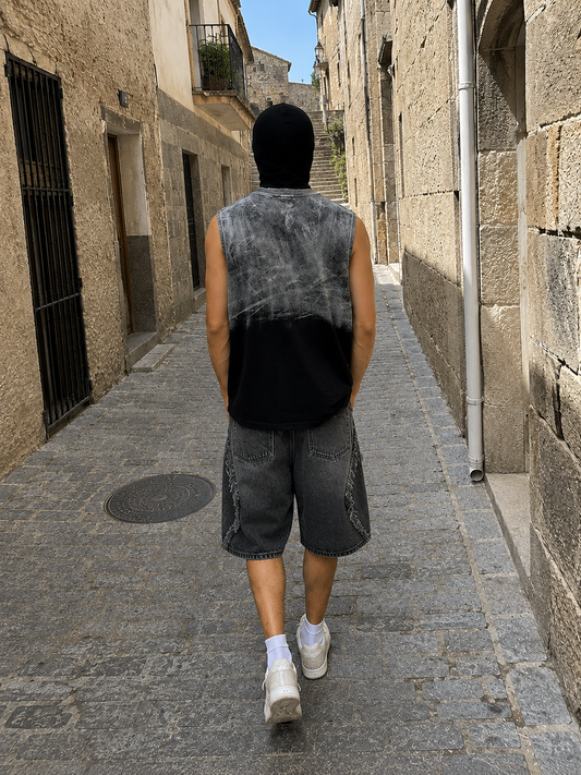 Camiseta de tirantes Black Stencil
