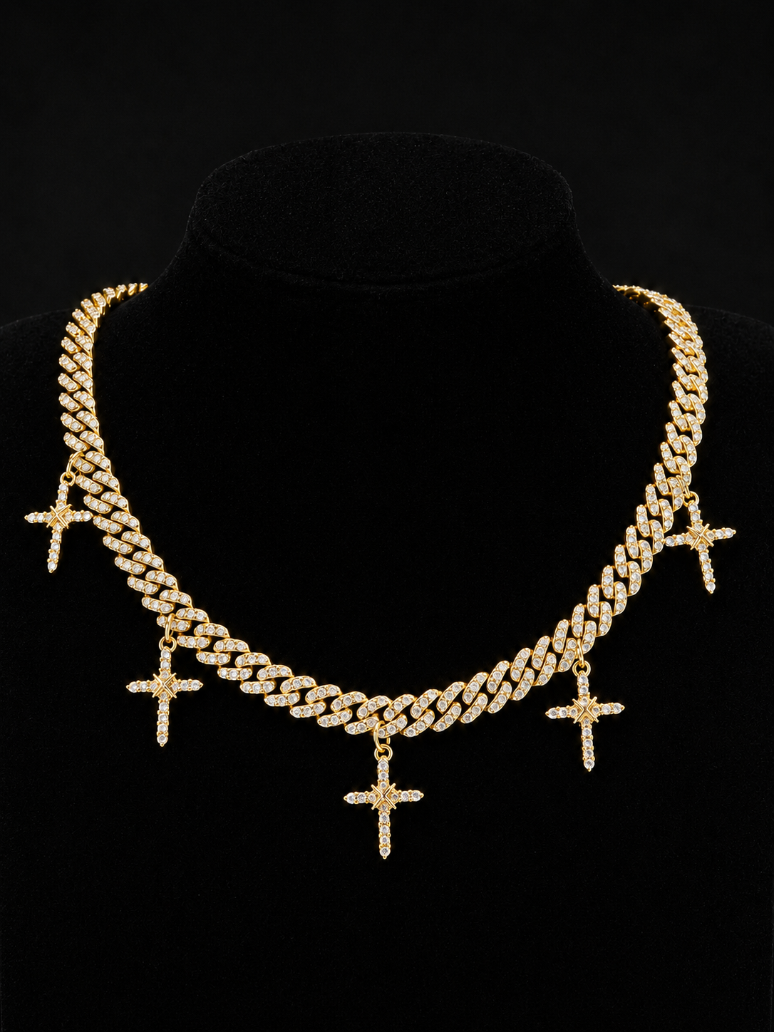 Cuban Chain Cross 98'