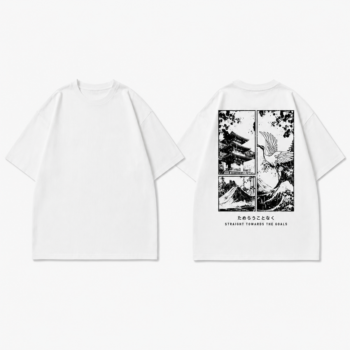 Camiseta Japonesa Templo