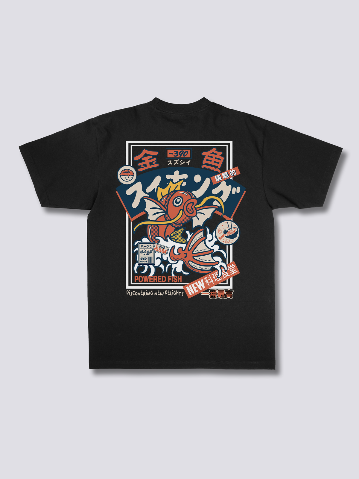Camiseta Japonesa Pez Koi