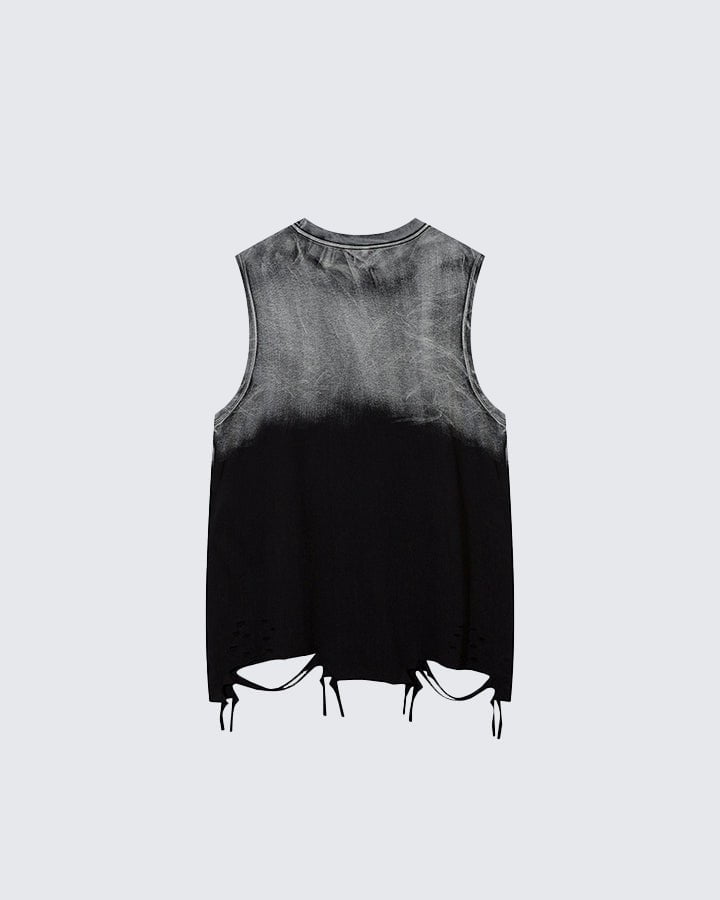 Camiseta de tirantes Black Stencil