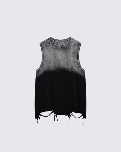Camiseta de tirantes Black Stencil