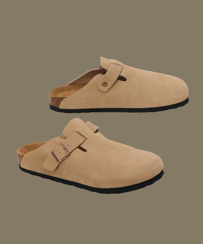 Zuecos de ante premium