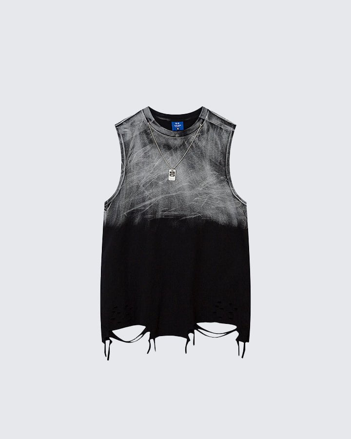 Camiseta de tirantes Black Stencil
