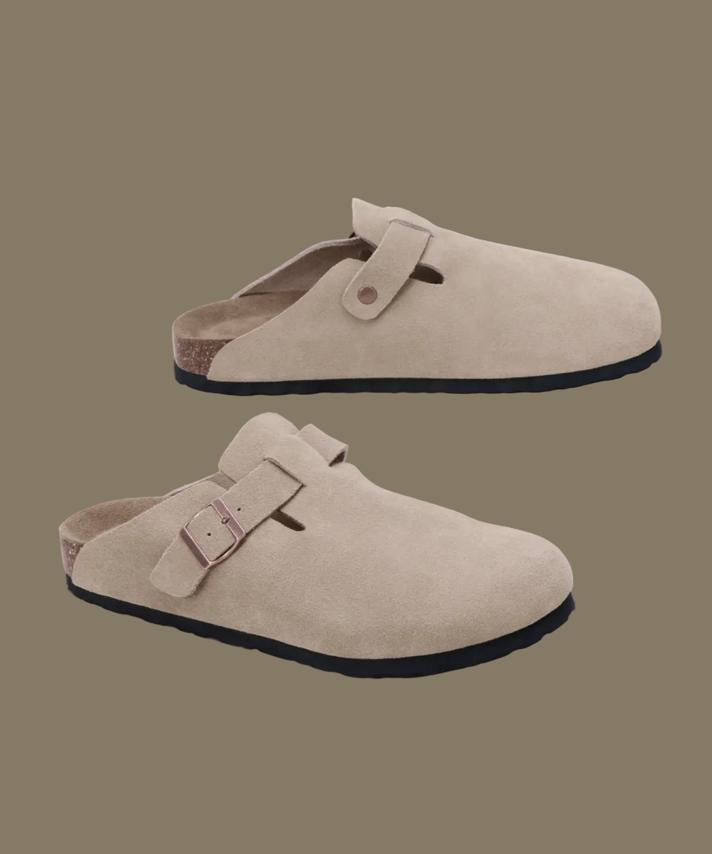Zuecos de ante premium