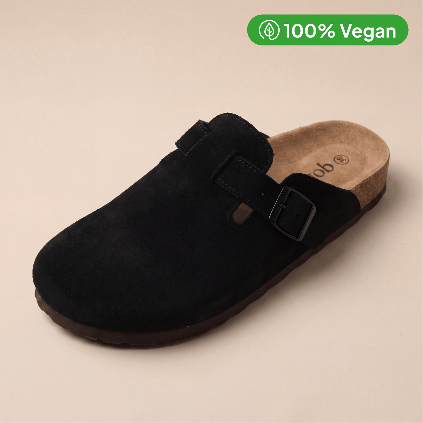 Zuecos de ante vegano