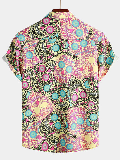 Camisa Mexican Tattoo Skull
