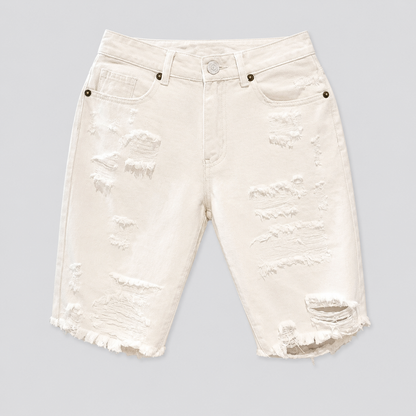 Pantalon Vaquero Nieve Rasgada