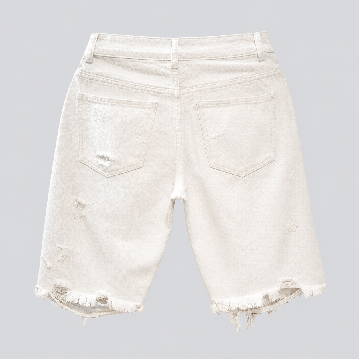 Pantalon Vaquero Nieve Rasgada