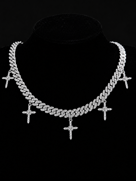 Cuban Chain Cross 98'