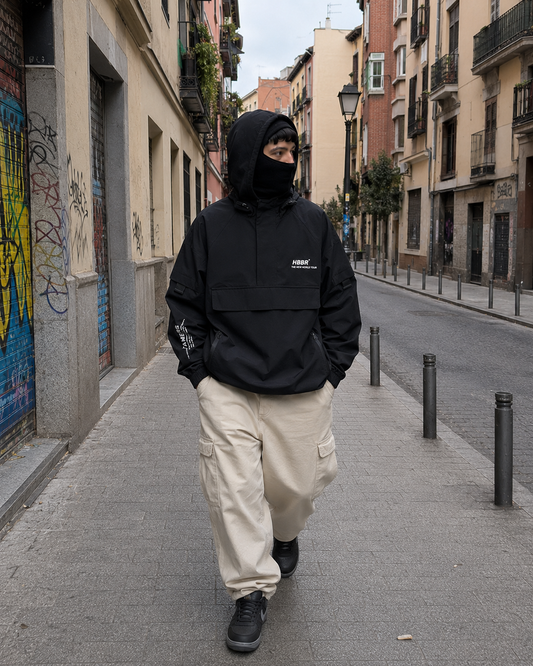Sudadera Black Shell Techwear