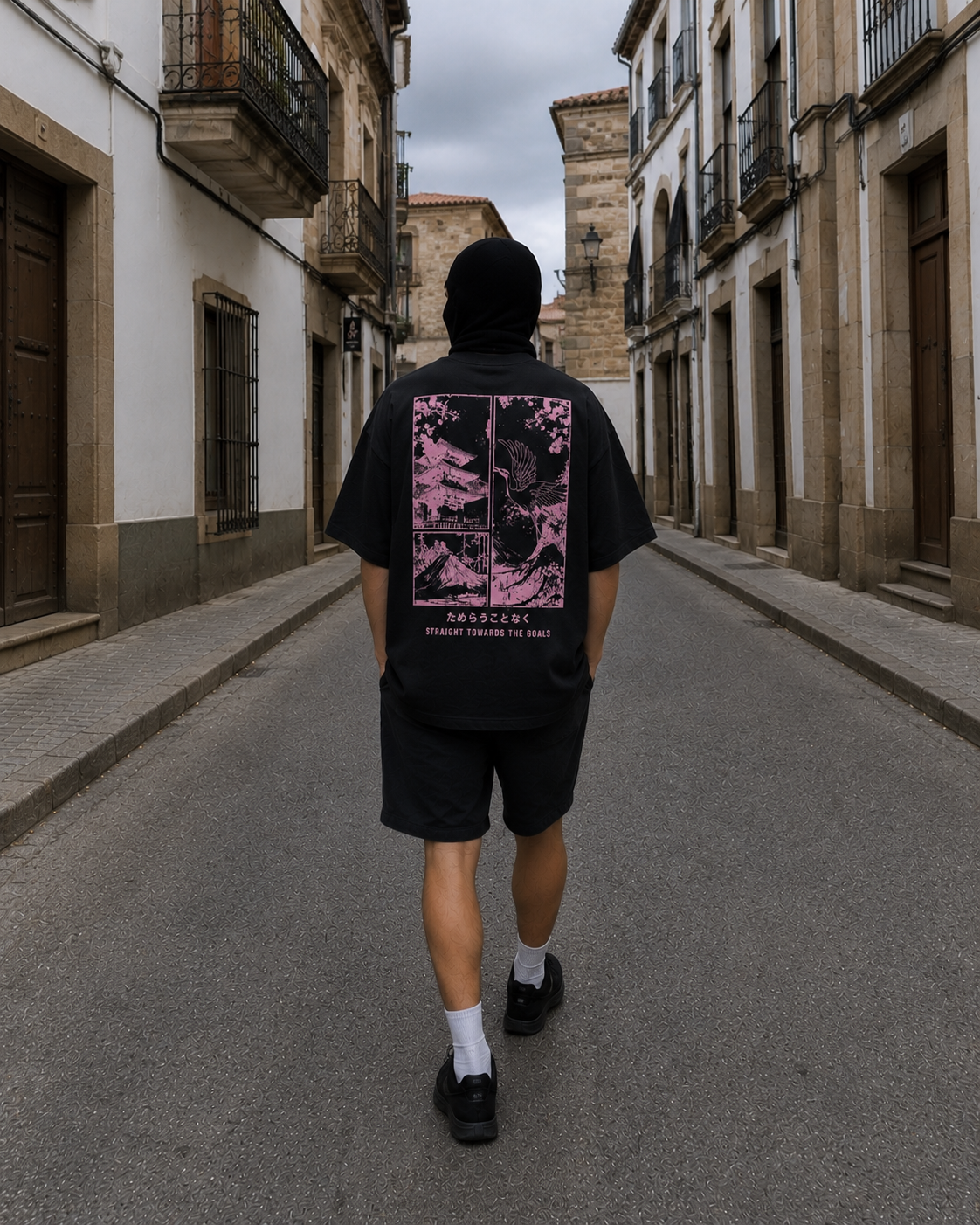 Camiseta Japonesa Templo
