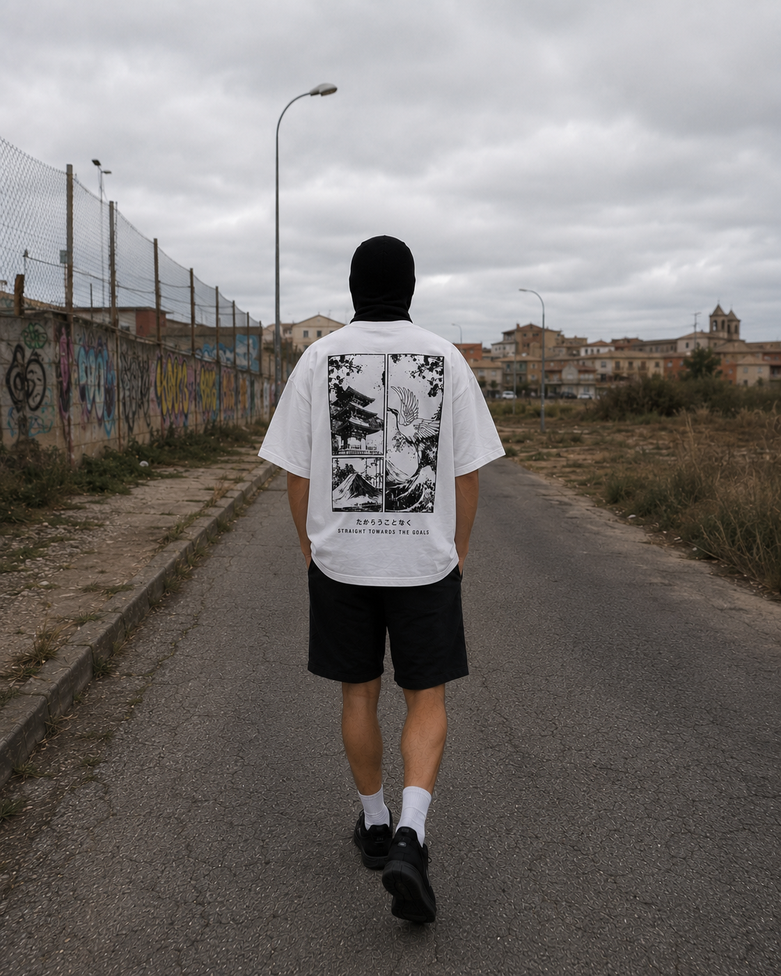 Camiseta Japonesa Templo