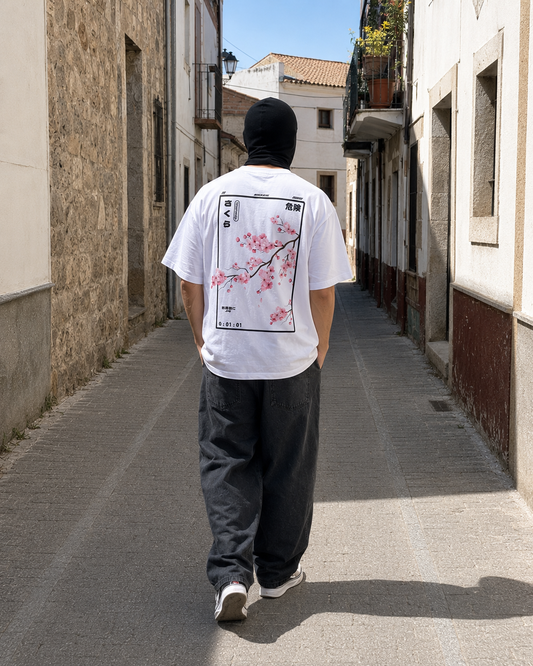 Camiseta Japonesa Florecer Espiritual