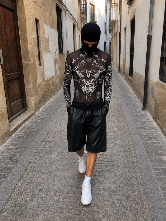 Camiseta de malla Ghotic Sleeve