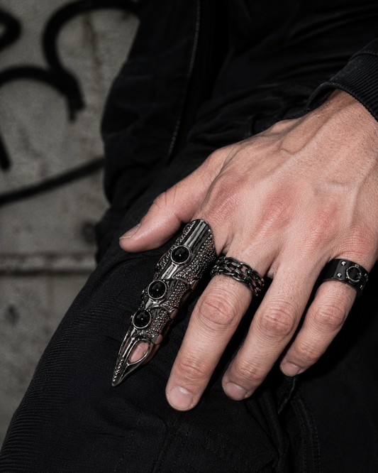 Anillo Skeletton Finger armadura articulada