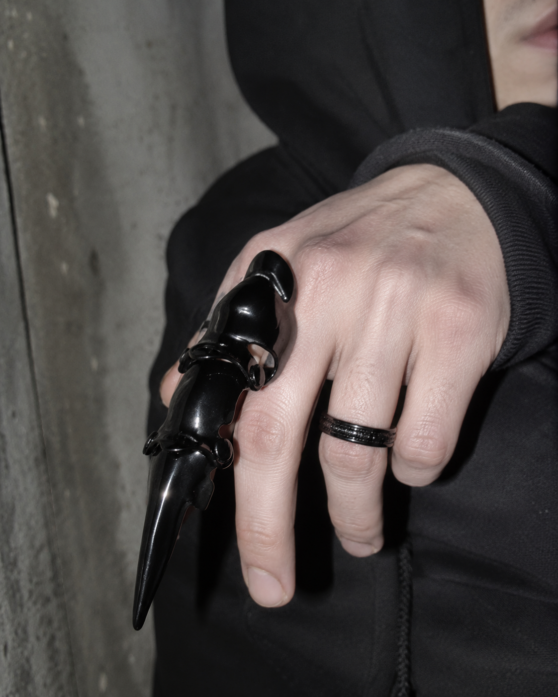 Anillo Skeletton Finger armadura articulada