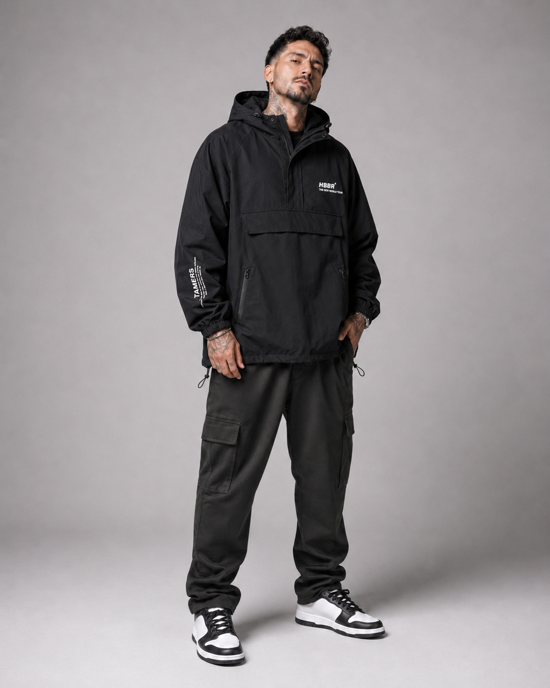Sudadera Black Shell Techwear