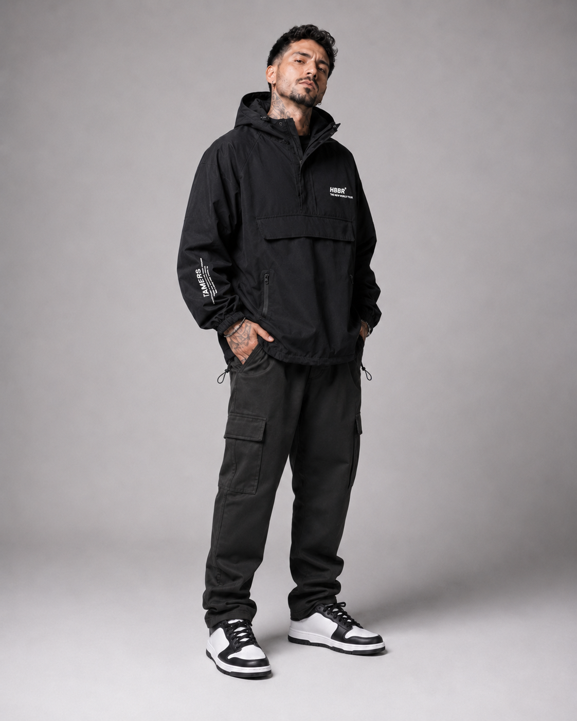 Sudadera Black Shell Techwear
