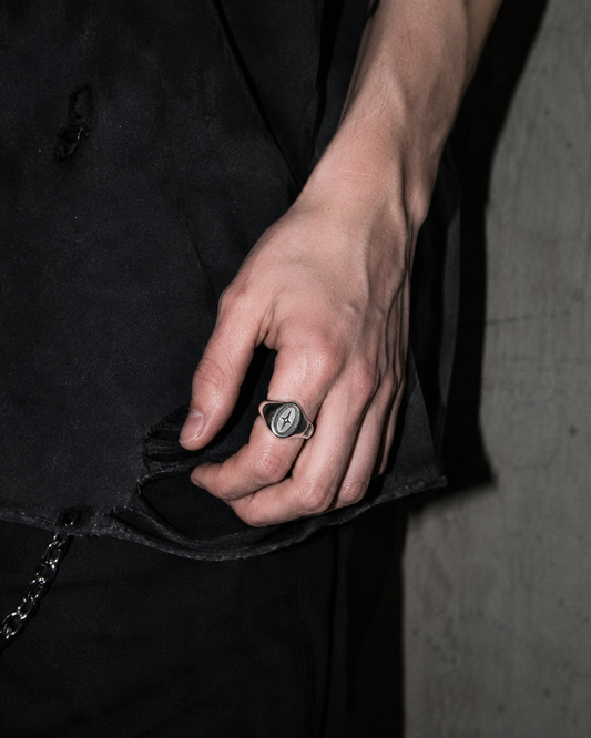 Anillo Cruz Vintage (Ajustable)