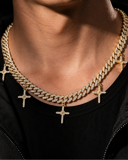 Cuban Chain Cross 98'