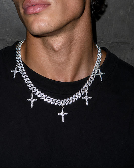 Cuban Chain Cross 98'