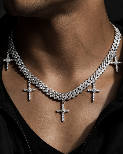 Cuban Chain Cross 98'