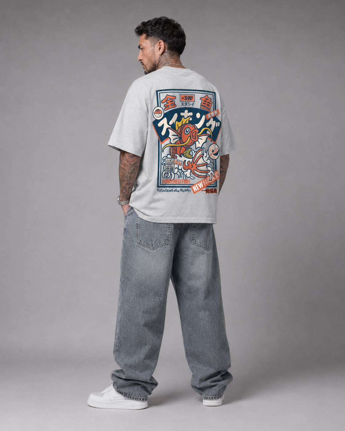 Camiseta Japonesa Pez Koi
