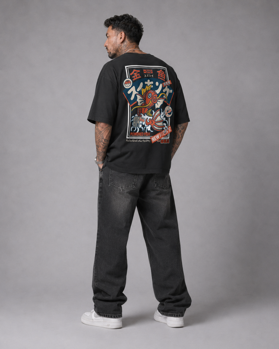 Camiseta Japonesa Pez Koi