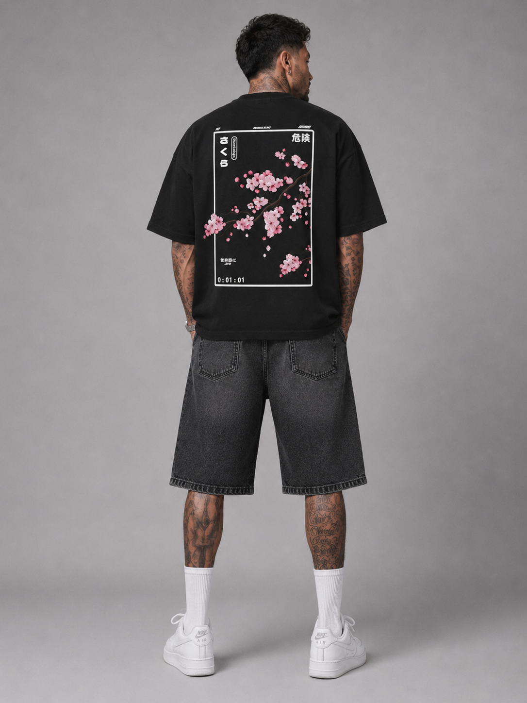 Camiseta Japonesa Florecer Espiritual