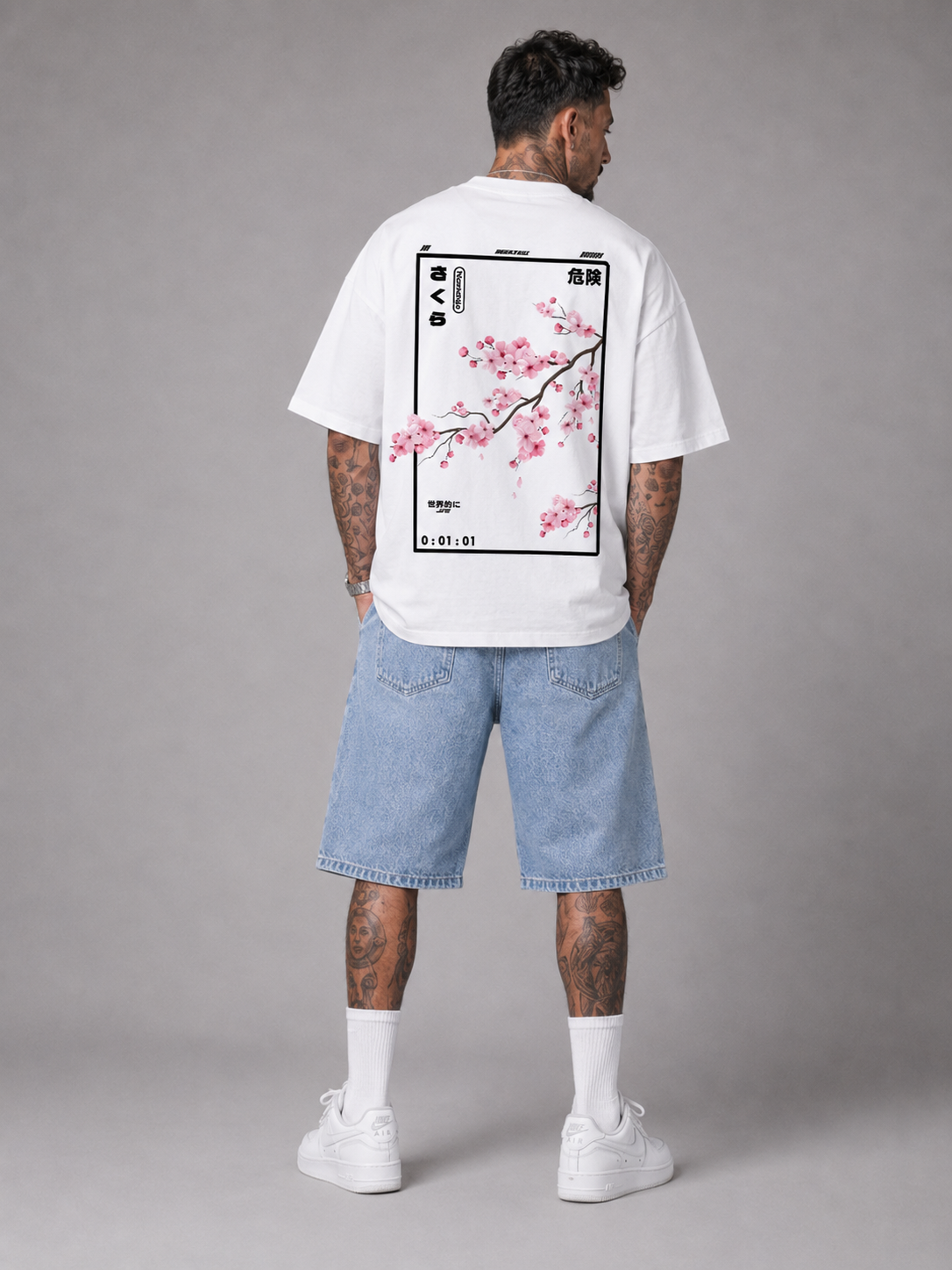 Camiseta Japonesa Florecer Espiritual
