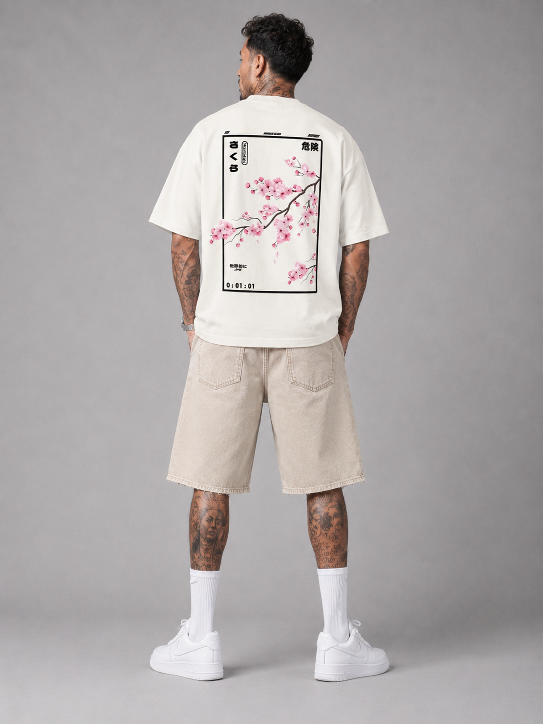 Camiseta Japonesa Florecer Espiritual