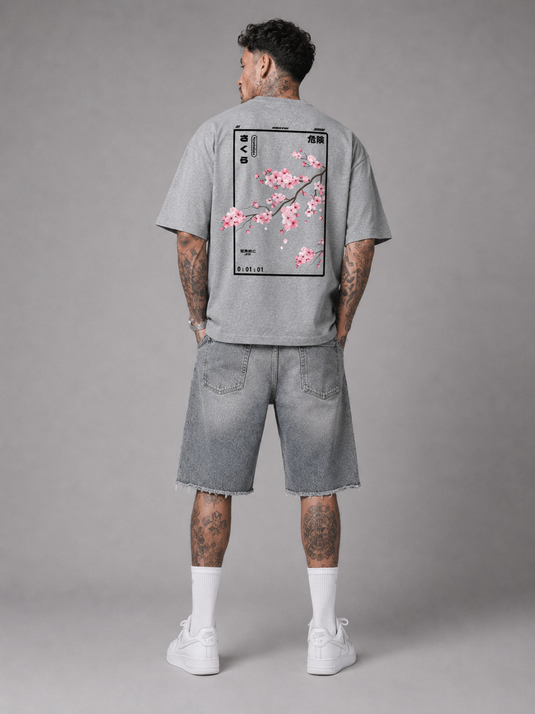 Camiseta Japonesa Florecer Espiritual