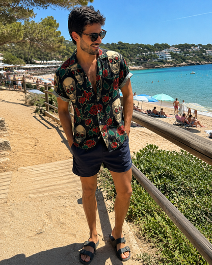 Camisa Mexican Tattoo Skull