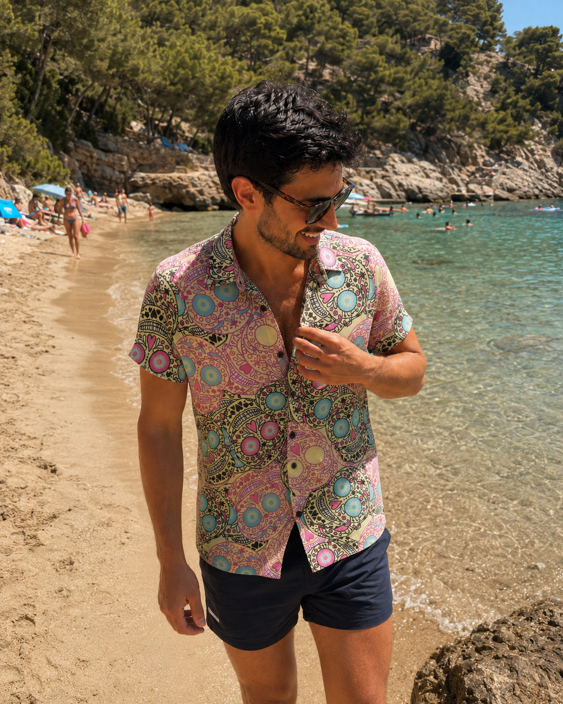 Camisa Mexican Tattoo Skull