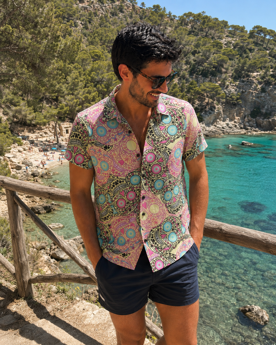 Camisa Mexican Tattoo Skull