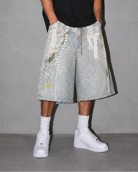 Pantalones Cortos Chain 3D pintura