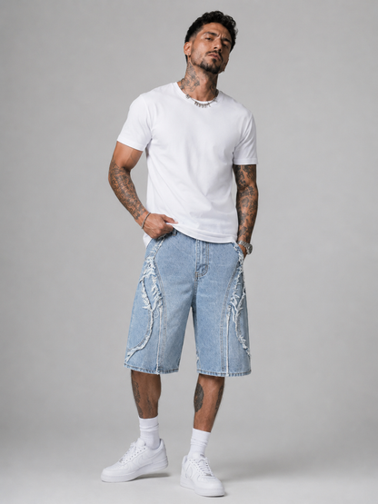 Pantalones Cortos Denim Broke