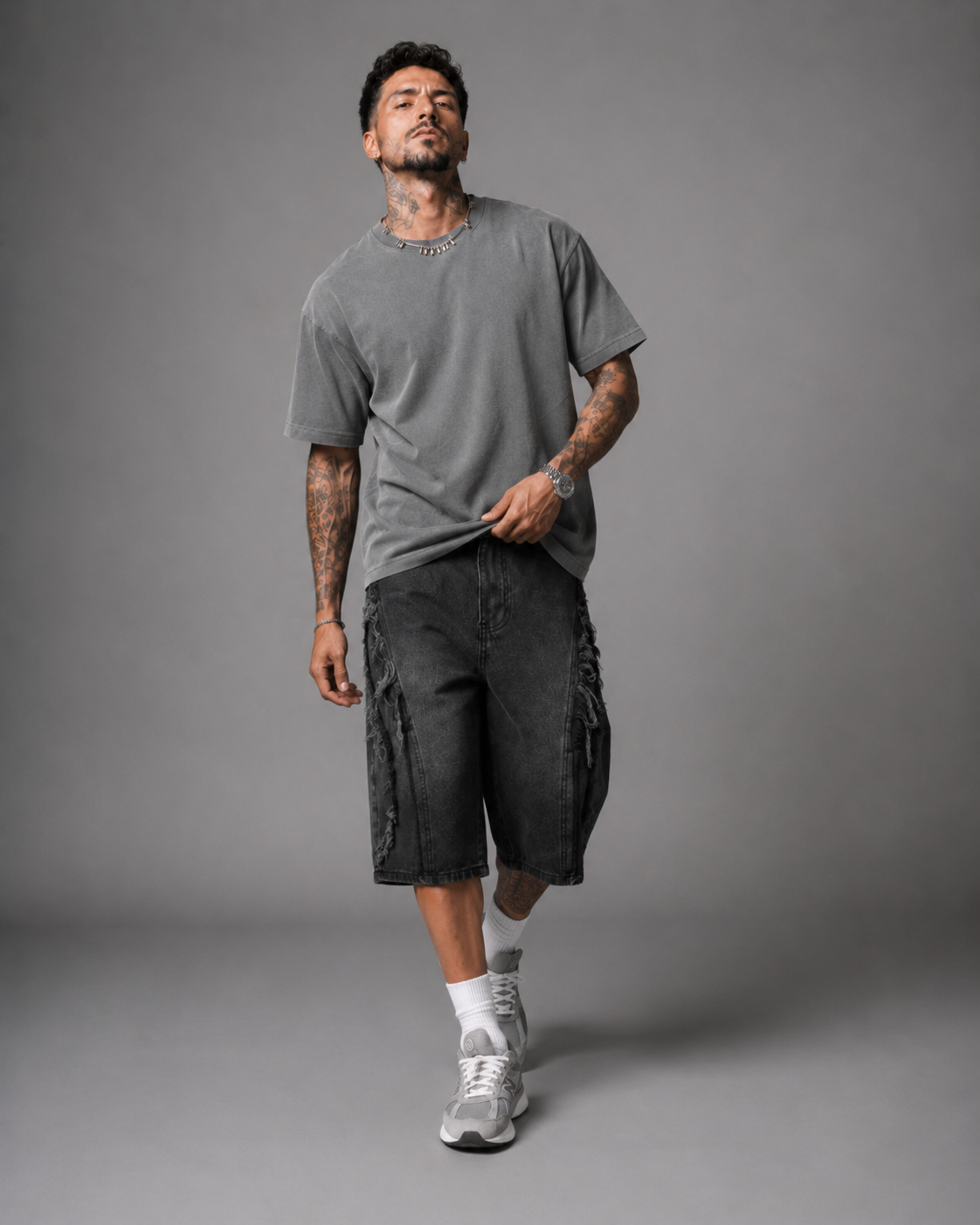 Pantalones Cortos Denim Broke