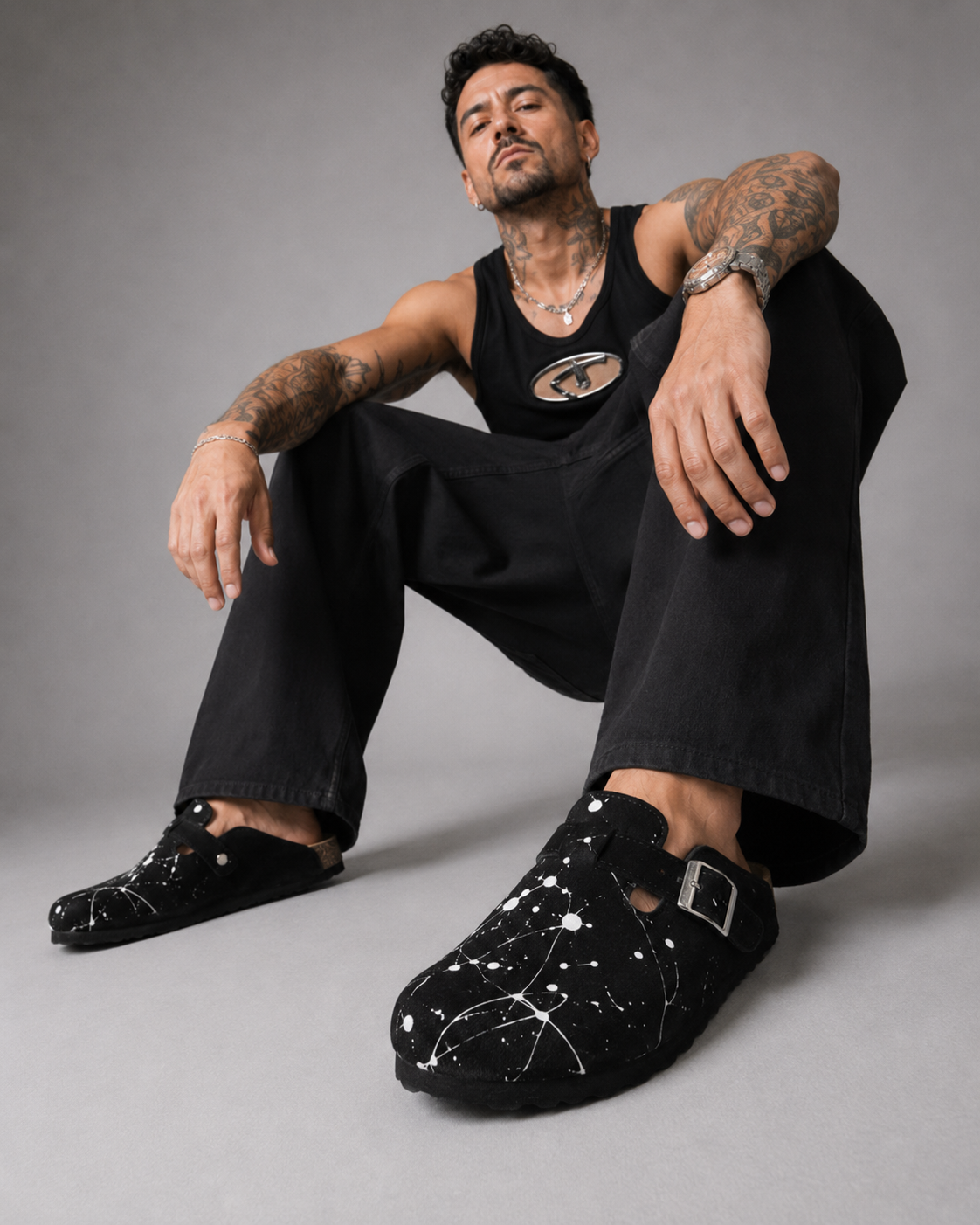 Chanclas clogs tattoo inked
