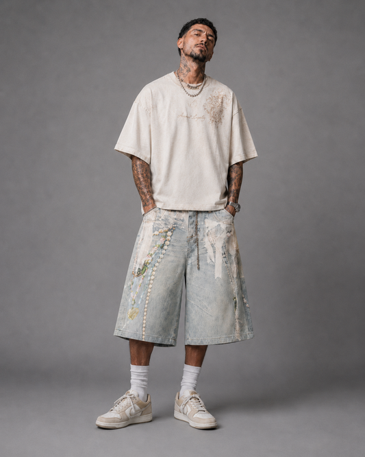 Pantalones Cortos Chain 3D pintura