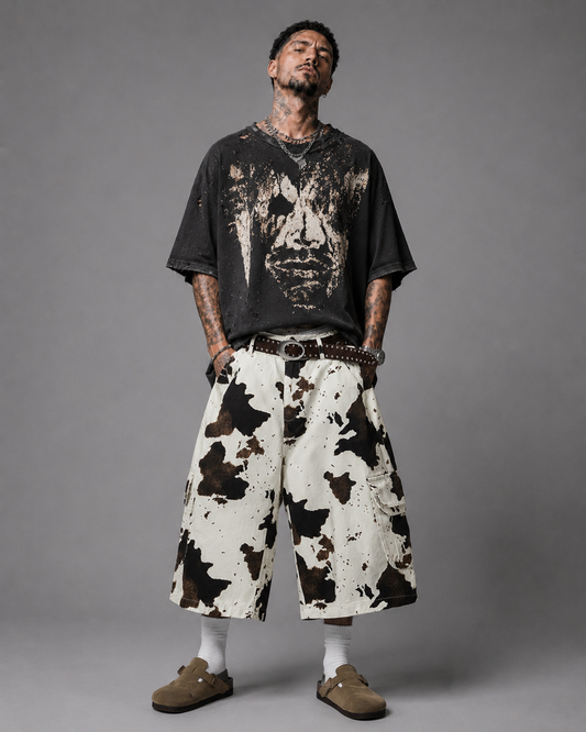 Pantalones Cortos Vintage CowFactory