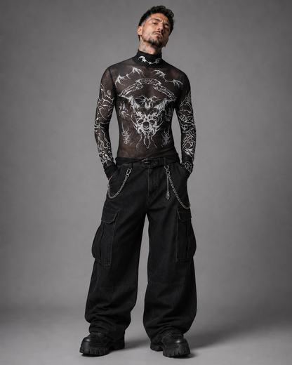 Camiseta de malla Ghotic Sleeve