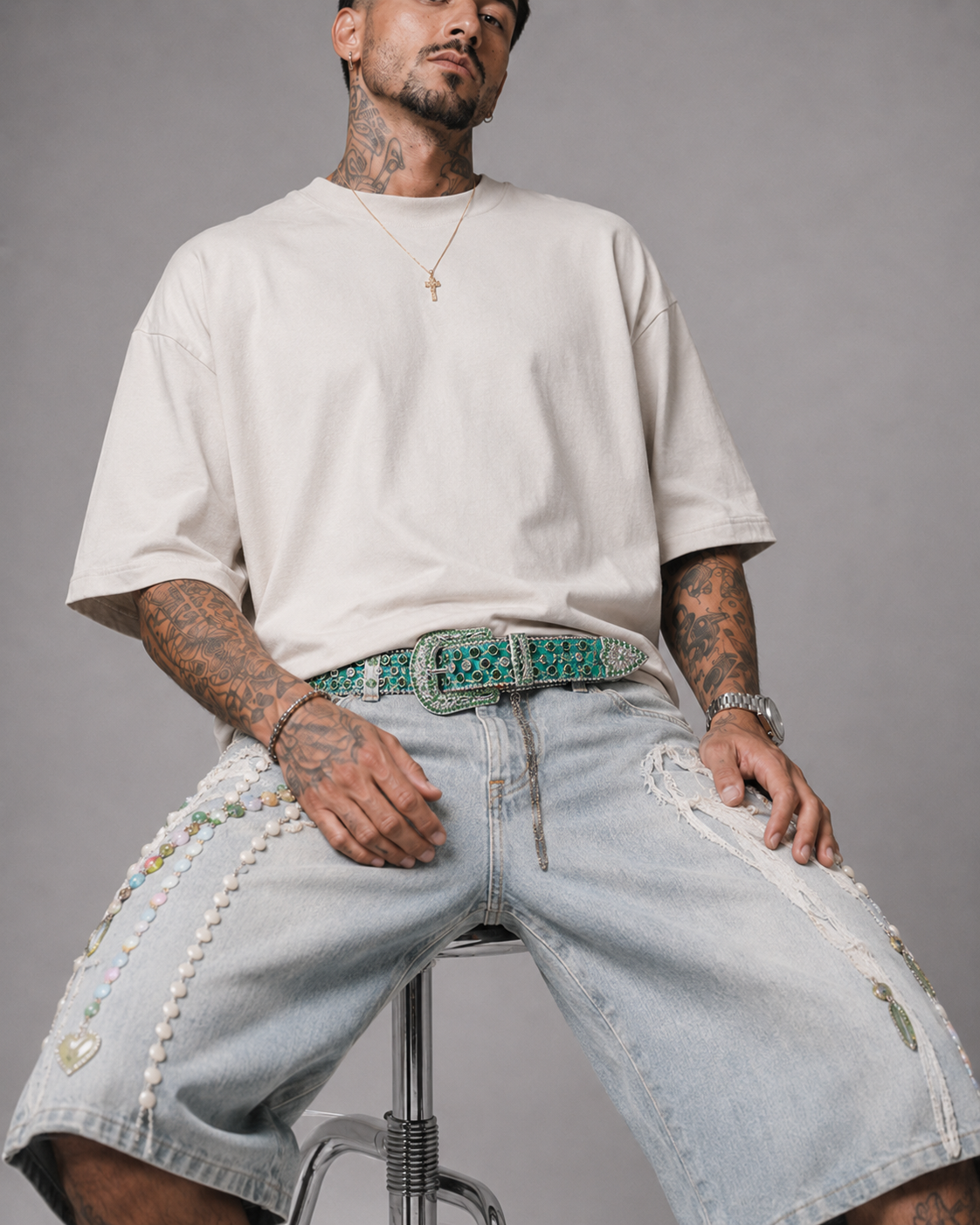 Cinturon Snake Rhinestone
