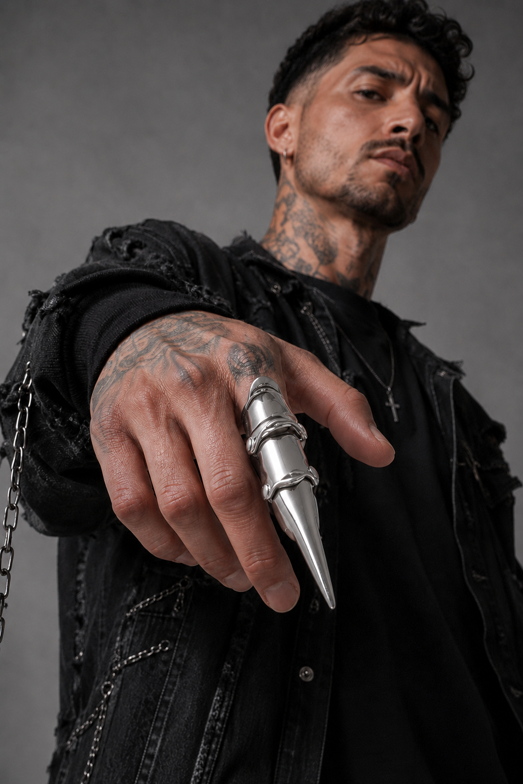 Anillo Skeletton Finger armadura articulada