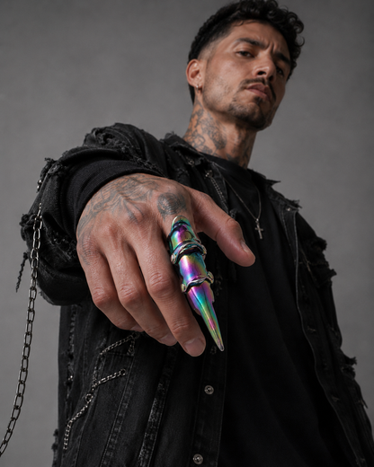 Anillo Skeletton Finger armadura articulada