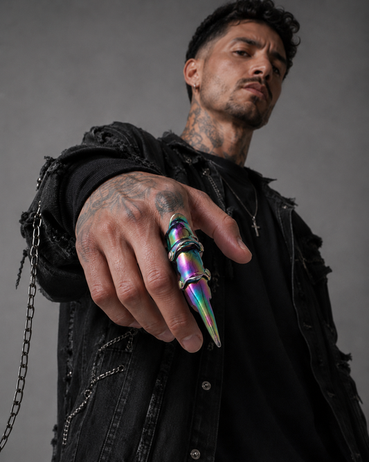 Anillo Skeletton Finger armadura articulada